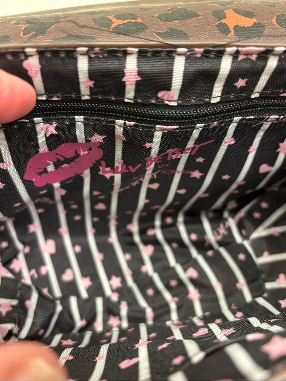 Betsey Johnson leopard print crossbody NWT - Picture 8 of 9
